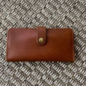 Portland Leather Honey Brown Leather Wallet